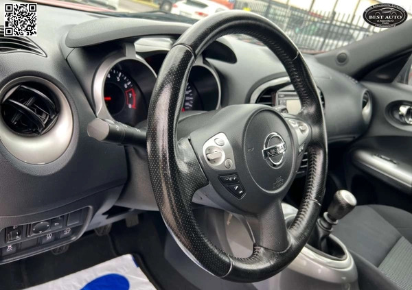 Nissan Juke cena 48500 przebieg: 144000, rok produkcji 2015 z Radymno małe 781